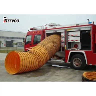 PVC coated tarpaulin waterproof fabric for airpipe