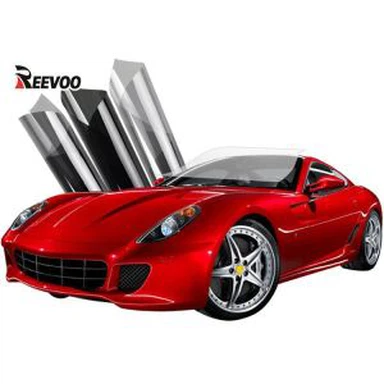 Black Automotive Window Films Blackout Solar Stained Glass Film