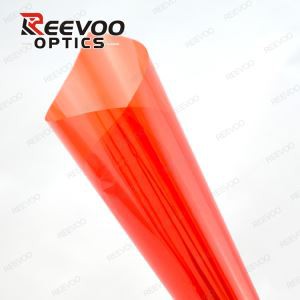 Red Color Decorative Home Window Film