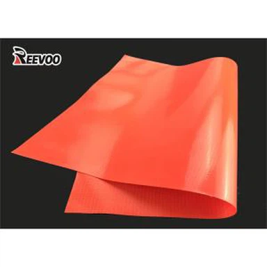 Fireproof Orange Tarpaulin Shelter cover Tarp Material For Tent Marquee
