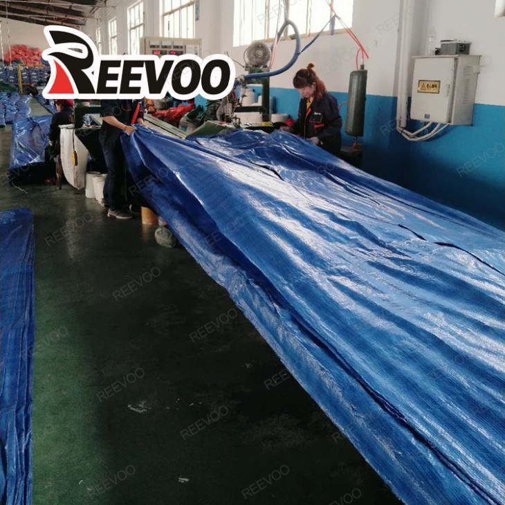 Blue Covering PE Tarpaulin