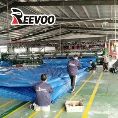 Blue Poly Tarpaulin For Truck Cover
