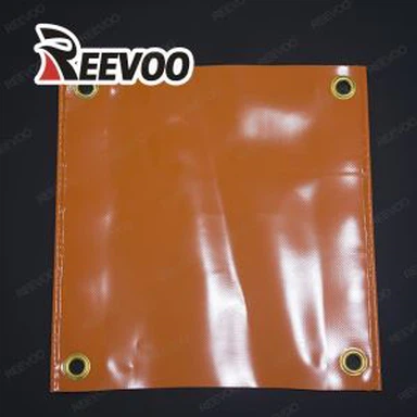Orange PVC Side Curtain