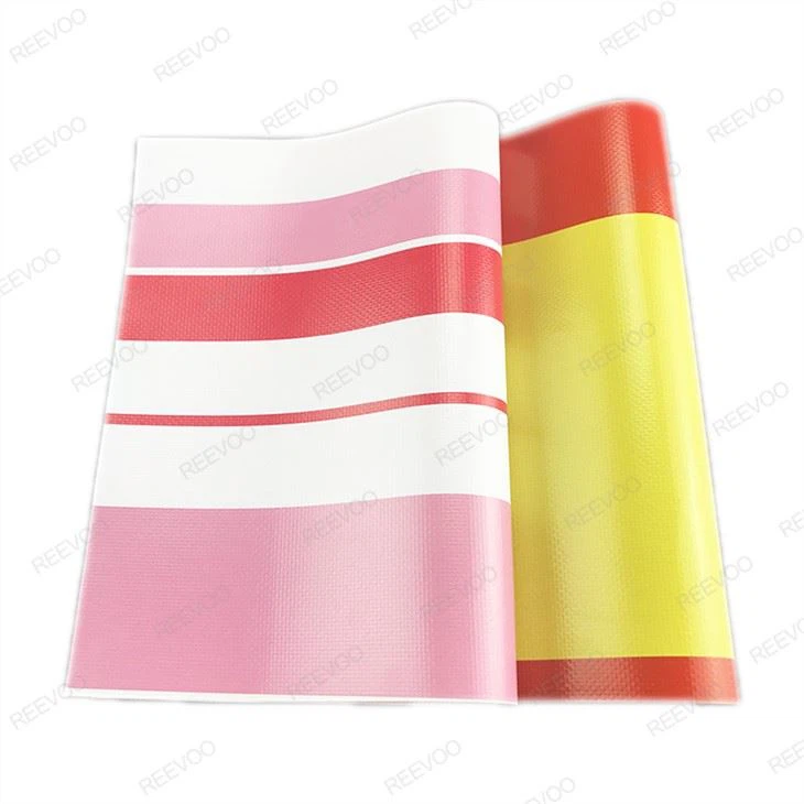 250D Pvc Laminated Stripe Tarpaulin 250D Pvc Laminated Stripe Tarpaulin