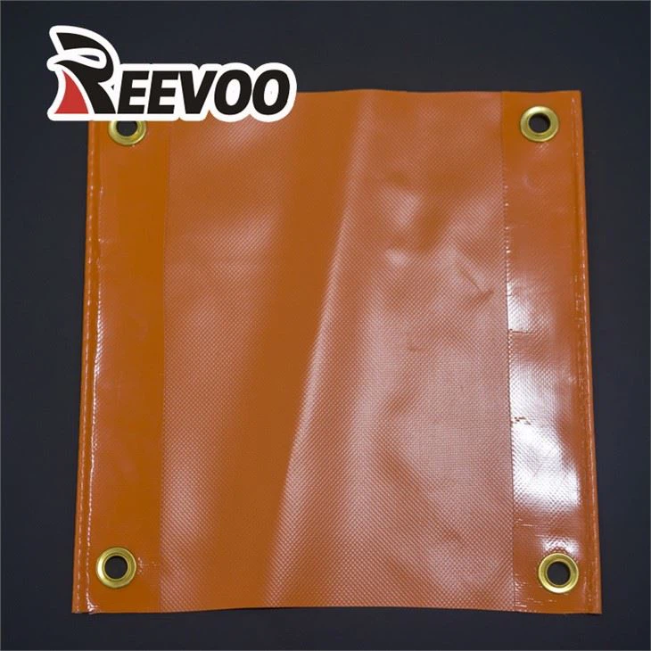 Orange PVC Tarpaulin Sheets
