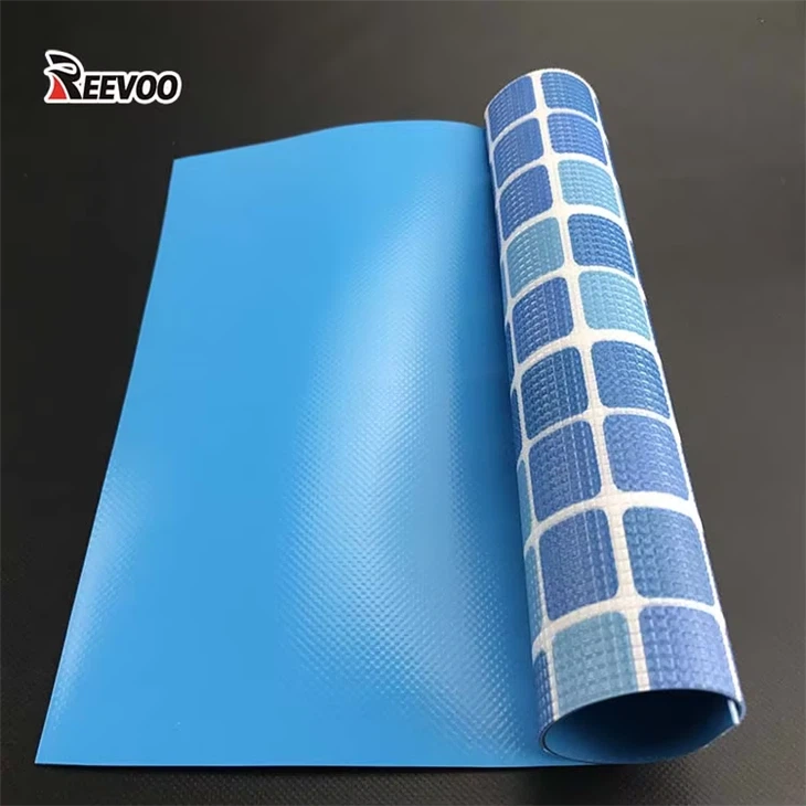 1850g PVC Coated Tarpaulin For Swimming Pool Liner